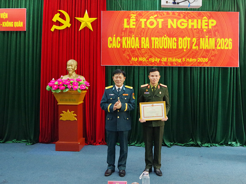 Học viện Ph&ograve;ng kh&ocirc;ng-Kh&ocirc;ng qu&acirc;n tổ chức Lễ tốt nghiệp ra trường đợt 2 năm 2026