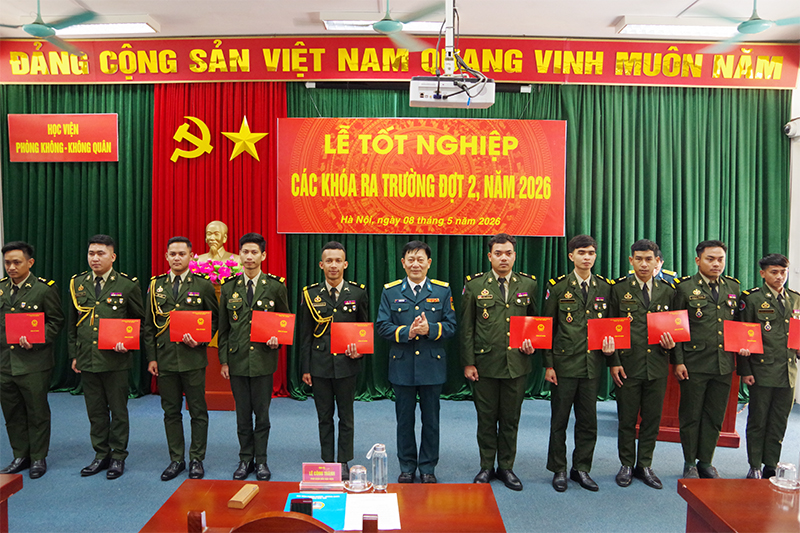 Học viện Ph&ograve;ng kh&ocirc;ng-Kh&ocirc;ng qu&acirc;n tổ chức Lễ tốt nghiệp ra trường đợt 2 năm 2026