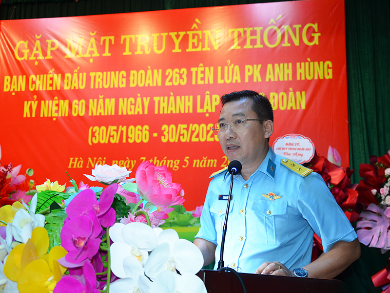 Gặp mặt bạn chiến đấu nh&acirc;n kỷ niệm 60 năm ng&agrave;y th&agrave;nh lập Trung đo&agrave;n 263