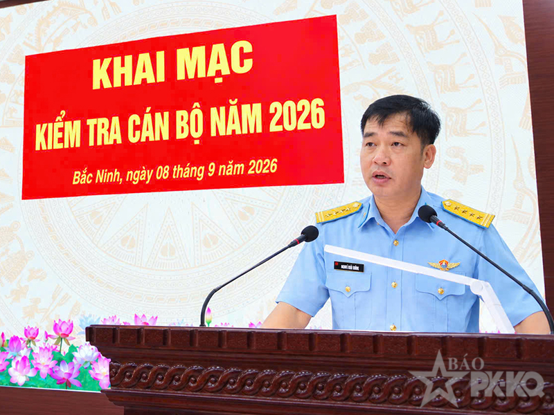 Sư đo&agrave;n 365 tổ chức kiểm tra c&aacute;n bộ năm 2026