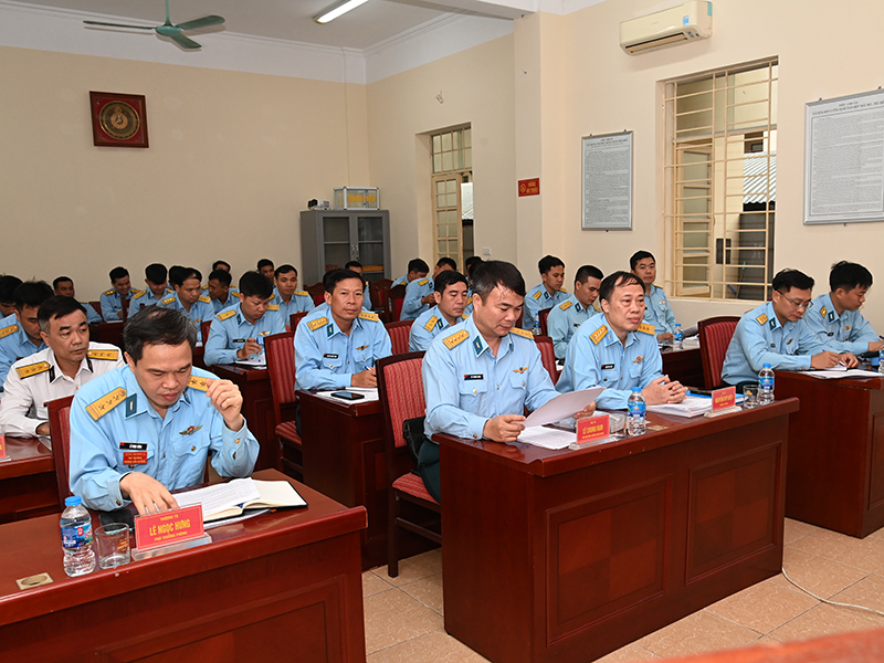 Bộ Tham mưu Quân chủng Phòng không-Không quân tập huấn ngành Dẫn đường năm 2026