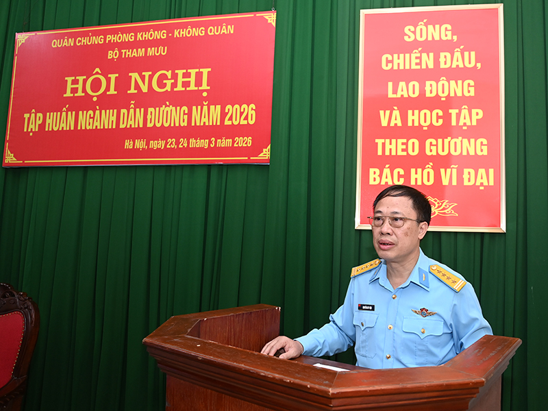 Bộ Tham mưu Quân chủng Phòng không-Không quân tập huấn ngành Dẫn đường năm 2026