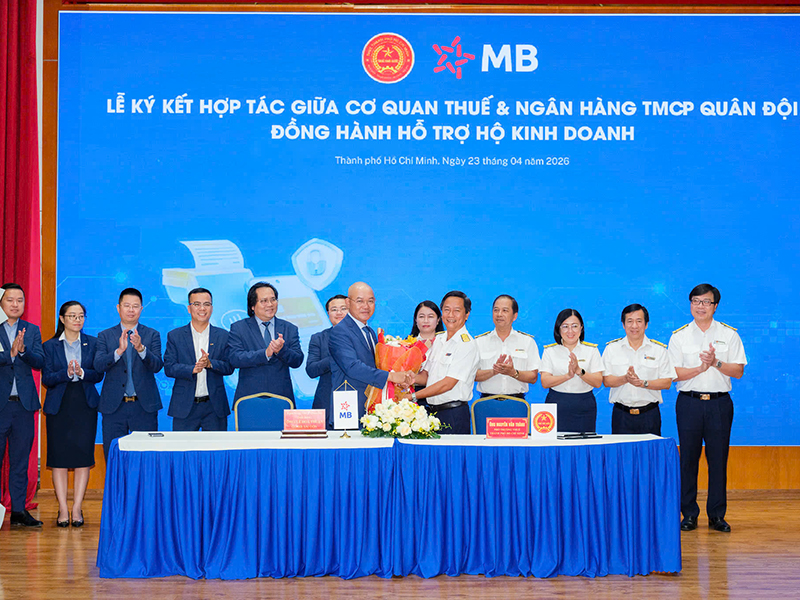 MB PHỐI HỢP C&Ugrave;NG CỤC THUẾ TP.HCM RA MẮT GIẢI PH&Aacute;P SỐ TO&Agrave;N DIỆN CHO HỘ KINH DOANH