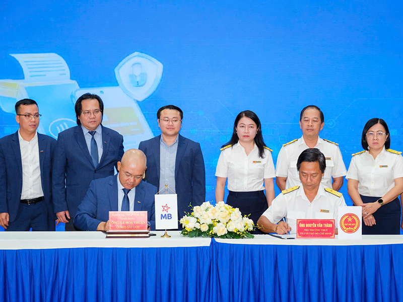 MB PHỐI HỢP C&Ugrave;NG CỤC THUẾ TP.HCM RA MẮT GIẢI PH&Aacute;P SỐ TO&Agrave;N DIỆN CHO HỘ KINH DOANH