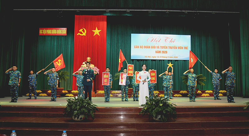 Học viện Phòng không-Không quân tổ chức Hội thi cán bộ Đoàn giỏi và tuyên truyền viên trẻ năm 2026