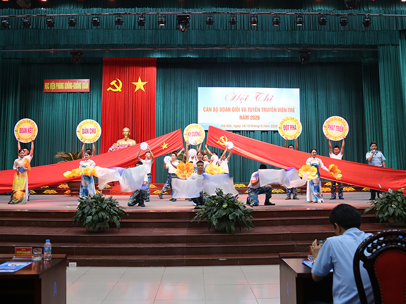 Học viện Phòng không-Không quân tổ chức Hội thi cán bộ Đoàn giỏi và tuyên truyền viên trẻ năm 2026