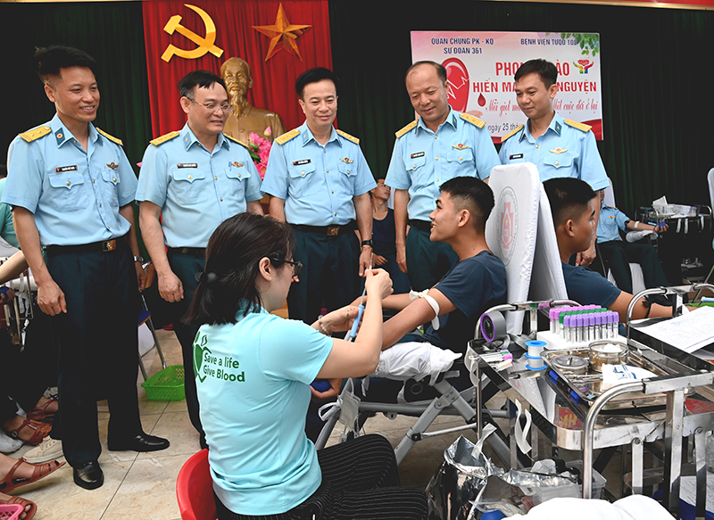 Lan tỏa phong trào hiến máu tình nguyện trong tuổi trẻ Sư đoàn 361