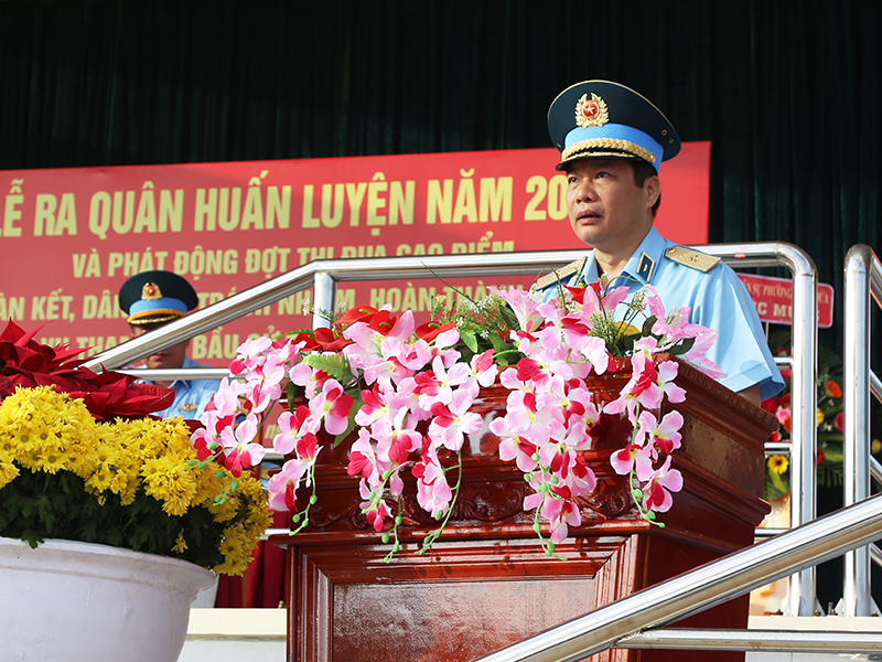 C&aacute;c đơn vị trong Qu&acirc;n chủng Ph&ograve;ng kh&ocirc;ng - Kh&ocirc;ng qu&acirc;n tổ chức Lễ ra qu&acirc;n huấn luyện năm 2026