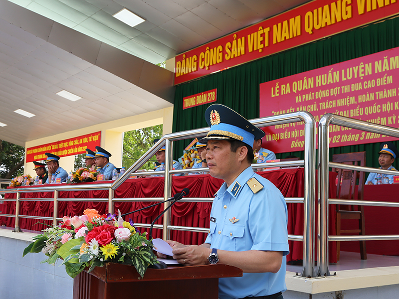 C&aacute;c đơn vị trong Qu&acirc;n chủng Ph&ograve;ng kh&ocirc;ng - Kh&ocirc;ng qu&acirc;n tổ chức Lễ ra qu&acirc;n huấn luyện năm 2026