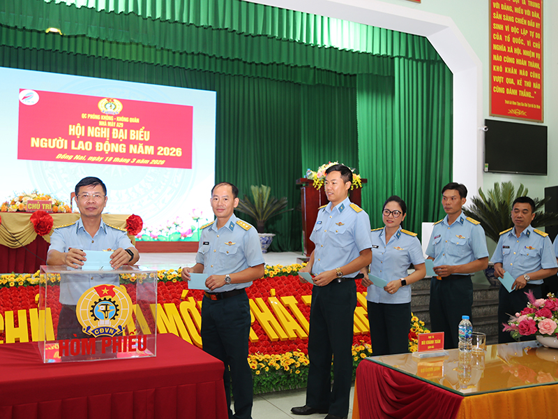 Nh&agrave; m&aacute;y A29 tổ chức Hội nghị đại biểu người lao động năm 2026