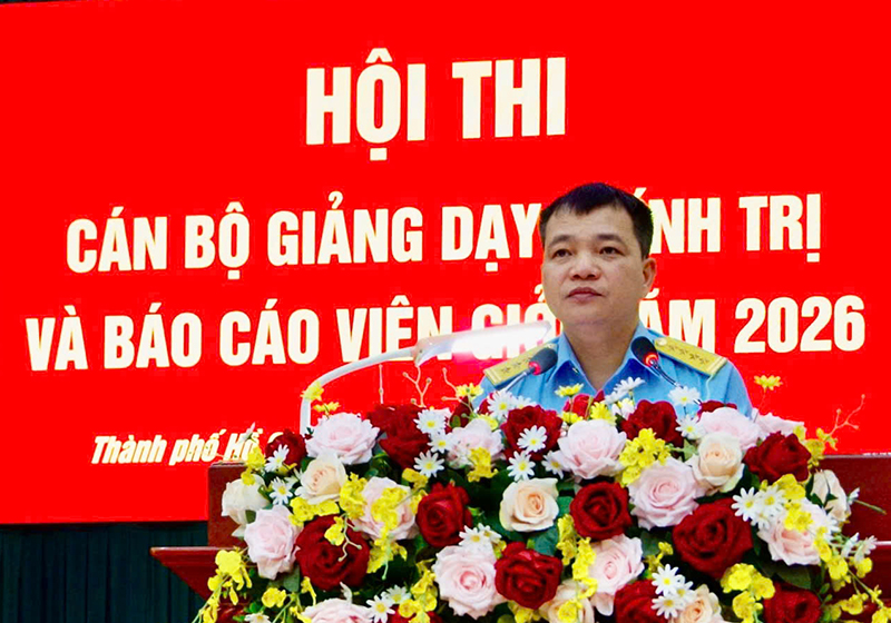 Sư đo&agrave;n 367 tổ chức Hội thi C&aacute;n bộ giảng dạy ch&iacute;nh trị v&agrave; B&aacute;o c&aacute;o vi&ecirc;n giỏi năm 2026