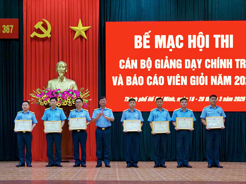 Sư đo&agrave;n 367 tổ chức Hội thi C&aacute;n bộ giảng dạy ch&iacute;nh trị v&agrave; B&aacute;o c&aacute;o vi&ecirc;n giỏi năm 2026