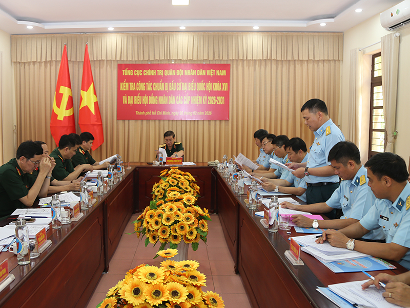 Tổng cục Chính trị Quân đội nhân dân Việt Nam kiểm tra công tác chuẩn bị bầu cử tại Sư đoàn 367