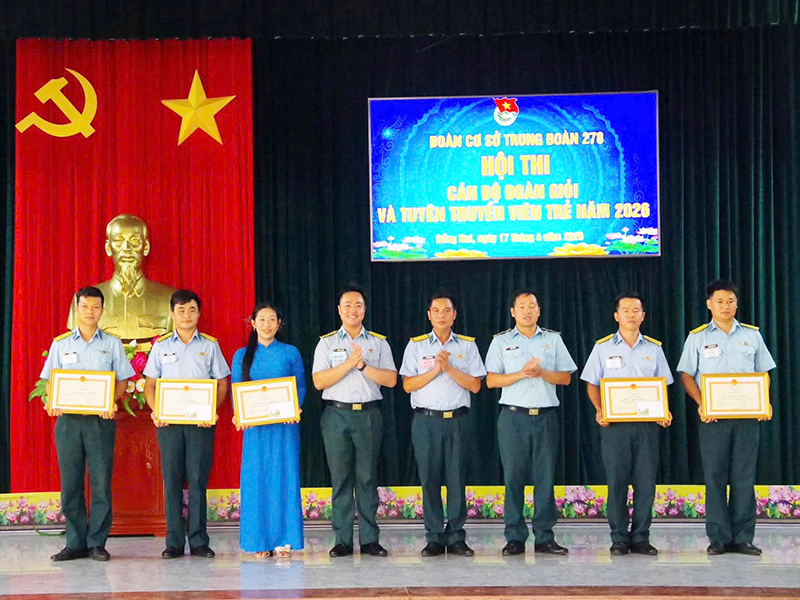 Trung đo&agrave;n 278 tổ chức Hội thi C&aacute;n bộ Đo&agrave;n giỏi v&agrave; Tuy&ecirc;n truyền vi&ecirc;n trẻ năm 2026