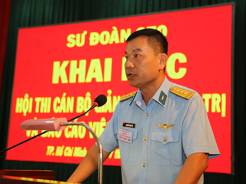 Sư đoàn 370 khai mạc Hội thi Cán bộ giảng dạy chính trị và Báo cáo viên giỏi năm 2026