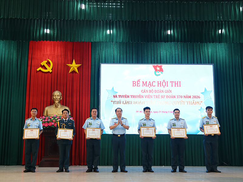Sư đoàn 370 tổ chức Hội thi Cán bộ đoàn giỏi và Tuyên truyền viên trẻ năm 2026