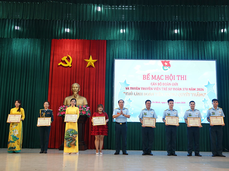 Sư đoàn 370 tổ chức Hội thi Cán bộ đoàn giỏi và Tuyên truyền viên trẻ năm 2026