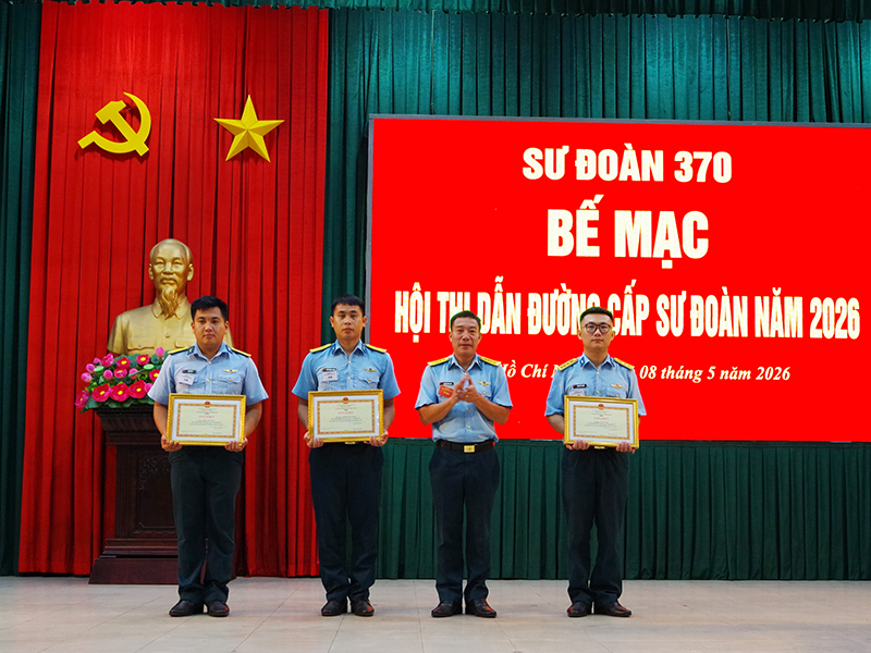 Sư đo&agrave;n 370 tổ chức Hội thi dẫn đường năm 2026