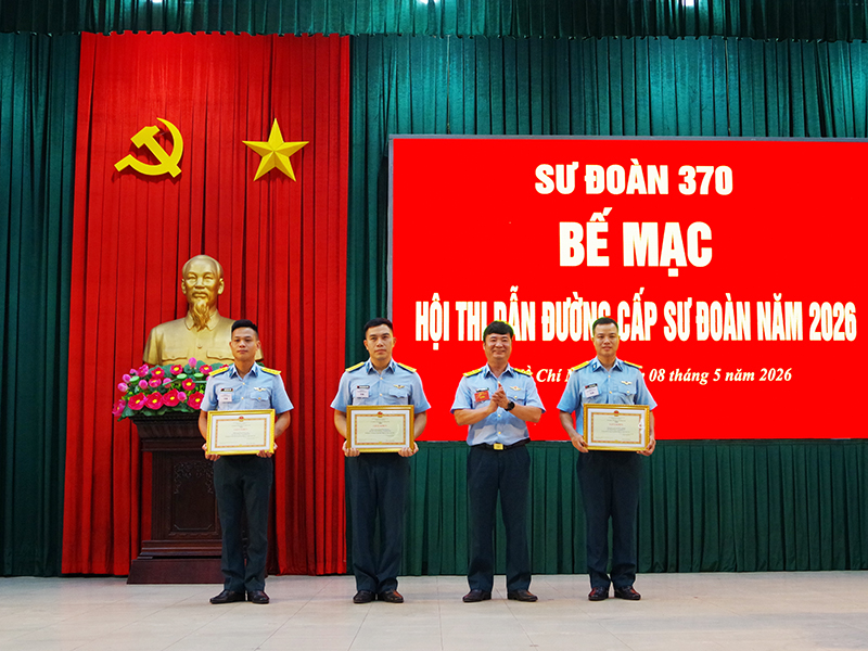 Sư đo&agrave;n 370 tổ chức Hội thi dẫn đường năm 2026