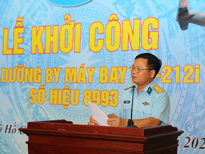 Nhà máy A41 khởi công bảo dưỡng 8Y máy bay NC-212i