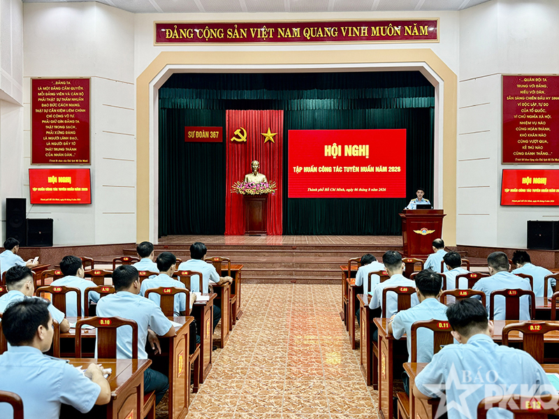 Sư đo&agrave;n 367 tập huấn c&ocirc;ng t&aacute;c Tuy&ecirc;n huấn năm 2026