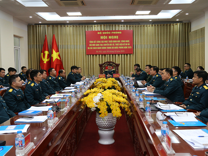 Bộ Quốc phòng tổng kết công tác phát triển khoa học, công nghệ, đổi mới sáng tạo, chuyển đổi số, thực hiện Đề án 06 và cải cách hành chính trong Bộ Quốc phòng năm 2025.