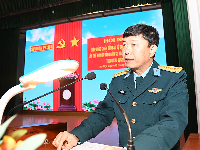 Sư đo&agrave;n 361 tổ chức Hội nghị hiệp đồng chiến đấu bảo vệ Đại hội đại biểu to&agrave;n quốc lần thứ XIV của Đảng với c&aacute;c đơn vị trong khu vực Miền Bắc