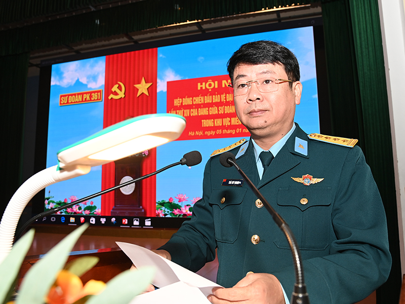 Sư đo&agrave;n 361 tổ chức Hội nghị hiệp đồng chiến đấu bảo vệ Đại hội đại biểu to&agrave;n quốc lần thứ XIV của Đảng với c&aacute;c đơn vị trong khu vực Miền Bắc