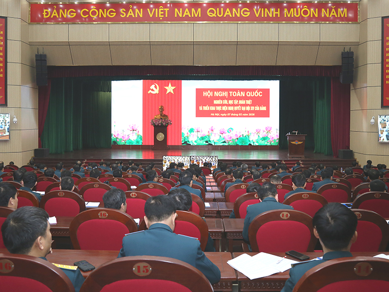 Hội nghị to&agrave;n quốc nghi&ecirc;n cứu, học tập, qu&aacute;n triệt v&agrave; triển khai  thực hiện Nghị quyết Đại hội XIV của Đảng