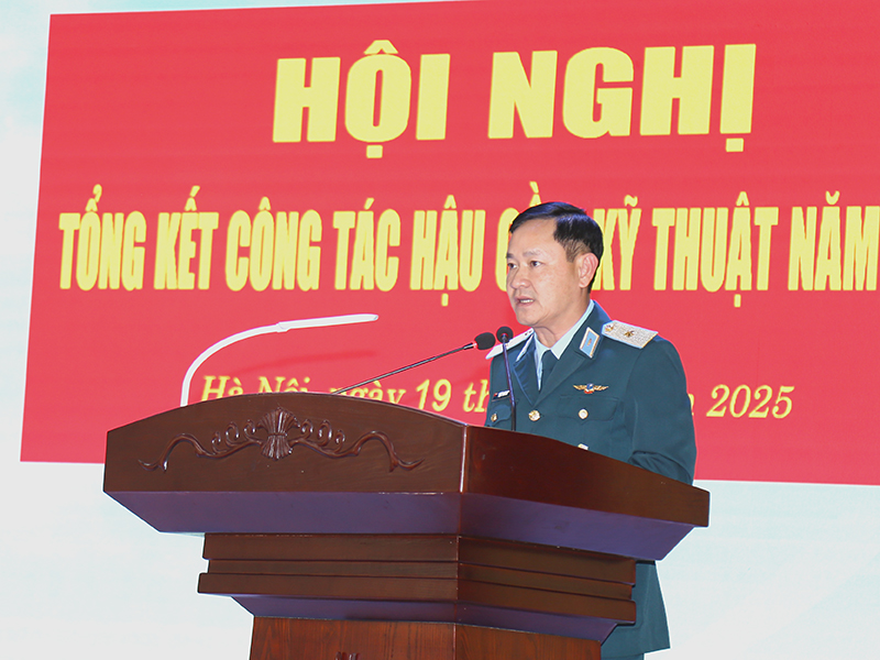 Qu&acirc;n chủng Ph&ograve;ng kh&ocirc;ng - Kh&ocirc;ng qu&acirc;n ho&agrave;n th&agrave;nh to&agrave;n diện c&aacute;c mặt c&ocirc;ng t&aacute;c hậu cần, kỹ thuật năm 2025